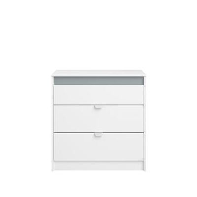 Ladekast Bobby - wit - 80x78,5x40,5 cm - Leen Bakker