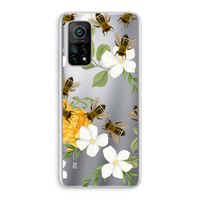 No flowers without bees: Xiaomi Mi 10T 5G Transparant Hoesje