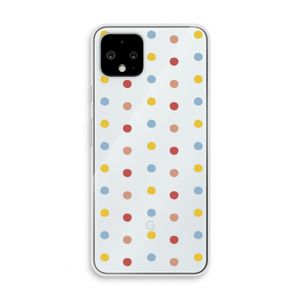 Bollen: Pixel 4 Transparant Hoesje