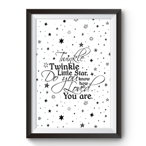 Poster Twinkle Twinkle Little Star