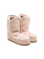 Mou Kids Eskimo suede boots - Rose - thumbnail