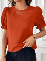 Casual Plain Regular Fit Blouse - thumbnail