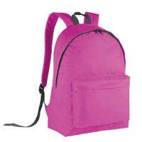 Schooltas/rugzak voor kinderen - 20 L - basisschool - lunchtas - fuchsia roze - 28 x 16 x 38 cm - thumbnail