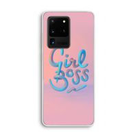 Girl boss: Samsung Galaxy S20 Ultra Transparant Hoesje Girl boss: Samsung Galaxy S20 Ultra Transparant Hoesje