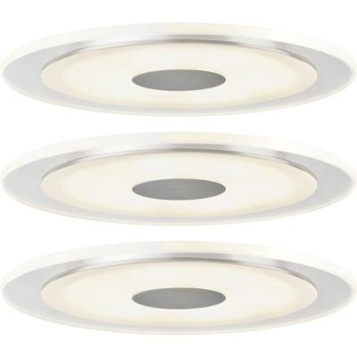 Paulmann 92543 Whirl LED-inbouwlamp Set van 3 stuks LED LED vast ingebouwd 18 W Aluminium