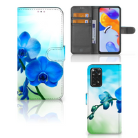 Xiaomi Redmi Note 11 Pro 5G/4G Hoesje Orchidee Blauw - Cadeau voor je Moeder