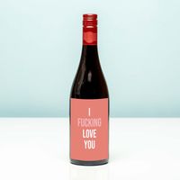 Wijnfles I Fucking Love You - Rood (Merlot) Wijnfles I Fucking Love You - Rood (Merlot)