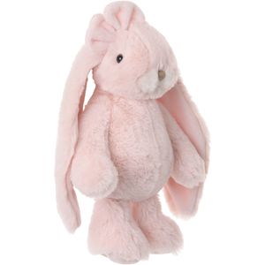 Bukowski pluche konijn knuffeldier - lichtroze - staand - 30 cm
