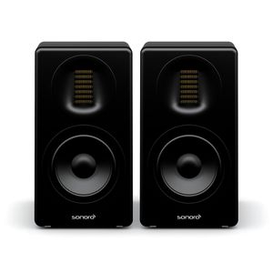 Sonoro Orchestra Slim per paar Boekenplank speaker Zwart