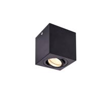 SLV Vierkante downlightTriledo GU10 8,5cm zwart - 1002013