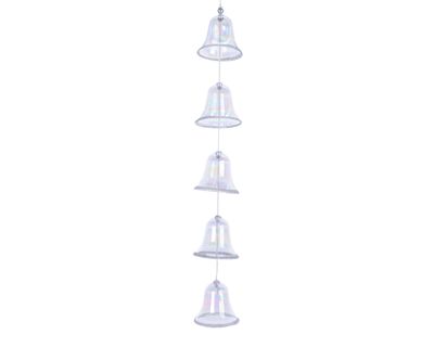 Bel glas guirlande 5 bellen - Everlands
