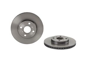 Remschijf COATED DISC LINE BREMBO, Remschijftype: Binnen geventileerd, u.a. für Toyota