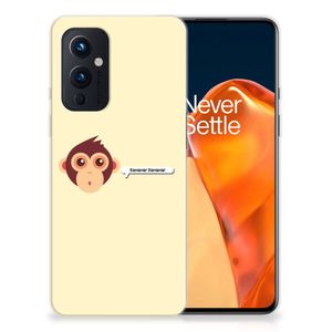 OnePlus 9 Telefoonhoesje met Naam Monkey