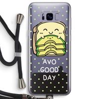 Avo Good Day: Samsung Galaxy S8 Transparant Hoesje met koord