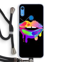 Lip Palette: Huawei Y6s Transparant Hoesje met koord