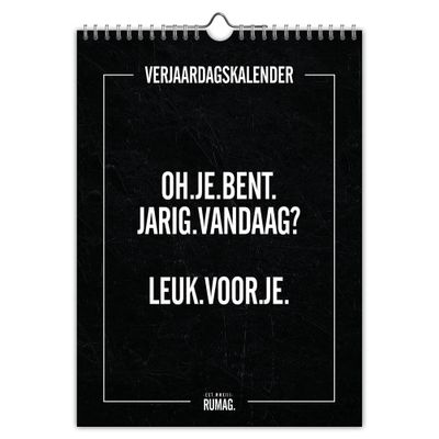 Rumag Verjaardagskalender