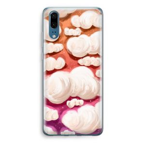 Katoen Wolken: Huawei P20 Transparant Hoesje