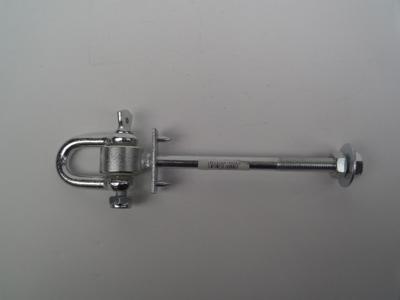 Gelagerde harpsluiting m12x160, elektrolitisch verzinkt totale lengte 245 mm - Hermic