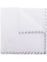 Brunello Cucinelli stitched pocket square - Blanc