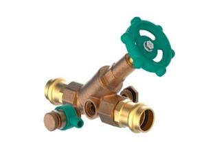 Kirchhoff Y-type ventiel, 22 mm, met aftap, (V-Press) - 988619355