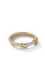 David Yurman bague Petite Helena Wrap en or 18ct sertie de diamants