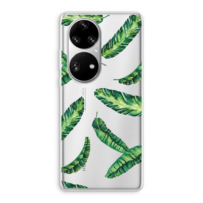 Lange bladeren: Huawei P50 Pro Transparant Hoesje