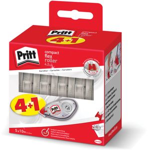 Pritt correctieroller Compact Flex 4,2 mm x 10 m, 4 + 1 GRATIS