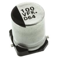 Panasonic Elektrolytische condensator SMD 100 µF 35 V 20 % (Ø) 8 mm 1 stuk(s)