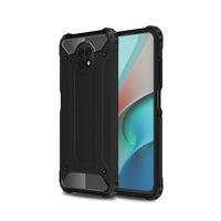 Lunso - Armor Guard backcover hoes - Xiaomi Redmi Note 9 - Zwart