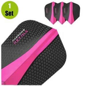 Harrows Retina Dartflights - Roze