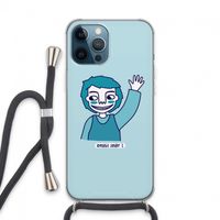 Zwaai: iPhone 13 Pro Max Transparant Hoesje met koord