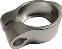 Gazelle zadelpenklem 34,9 mm aluminium zilver - thumbnail