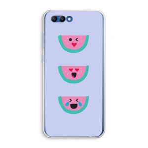 Smiley watermeloen: Honor 10 Transparant Hoesje