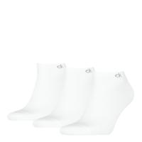 Calvin Klein Sneakersokken Heren 3-pack Wit-39/42