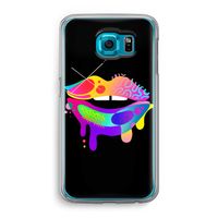 Lip Palette: Samsung Galaxy S6 Transparant Hoesje