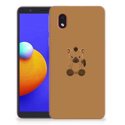 Samsung Galaxy A01 Core Telefoonhoesje met Naam Baby Hyena Samsung Galaxy A01 Core Telefoonhoesje met Naam Baby Hyena