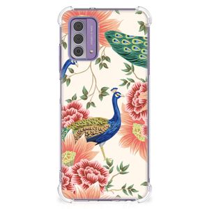 Case Anti-shock voor Nokia G42 Pink Peacock