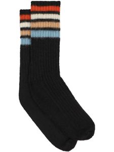 ETRO chaussettes colour block à rayures - Noir