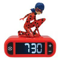 Miraculous Ladybug 3D Wekker met Nachtlampje en Geluiden