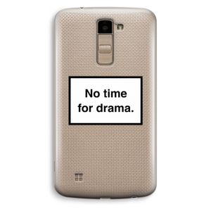 No drama: LG K10 (2016) Transparant Hoesje