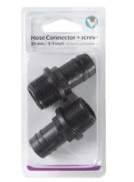 Hose Connector Screw 20 mm 3/4 Inc vijveraccesoires - Vt