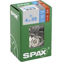 SPAX 4587000450357 Spengler-schroef 4.5 mm 35 mm T-STAR plus RVS A2 60 stuk(s)