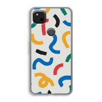 Illustratieve pop 2: Google Pixel 4a Transparant Hoesje