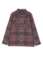 Barbour Kids chemise en coton à carreaux - Gris - thumbnail