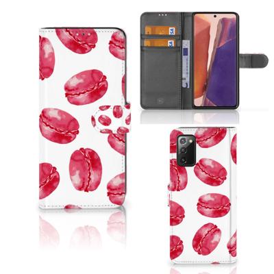 Samsung Galaxy Note 20 | Book Cover | Pink Macarons