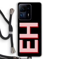 Monogram: Xiaomi Mi Mix 4 Transparant Hoesje met koord Monogram: Xiaomi Mi Mix 4 Transparant Hoesje met koord