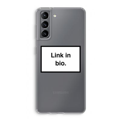 Link in bio: Samsung Galaxy S21 Transparant Hoesje
