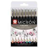 Fineliner sakura pigma micron ass kleur | 6 stuks