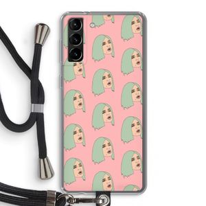 King Kylie: Samsung Galaxy S21 Plus Transparant Hoesje met koord