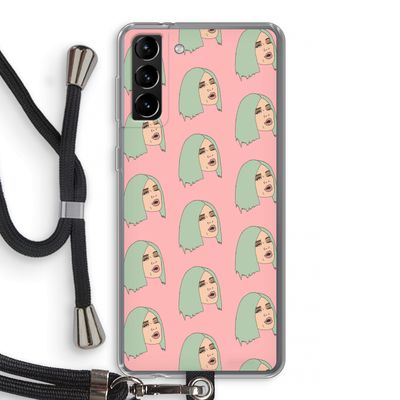 King Kylie: Samsung Galaxy S21 Plus Transparant Hoesje met koord